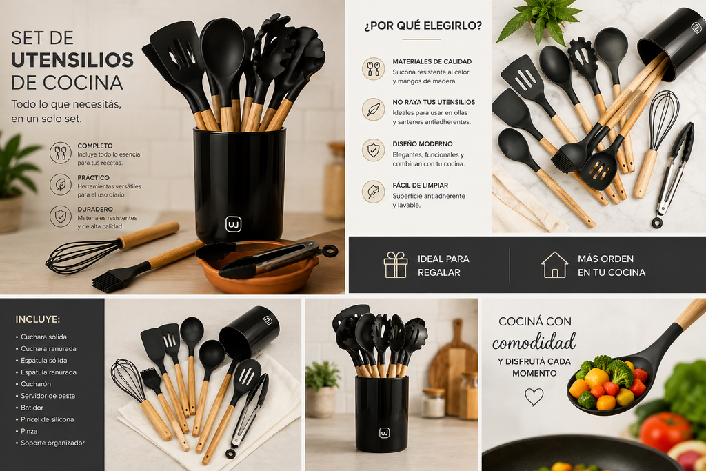 Juego De Utensilios x12
